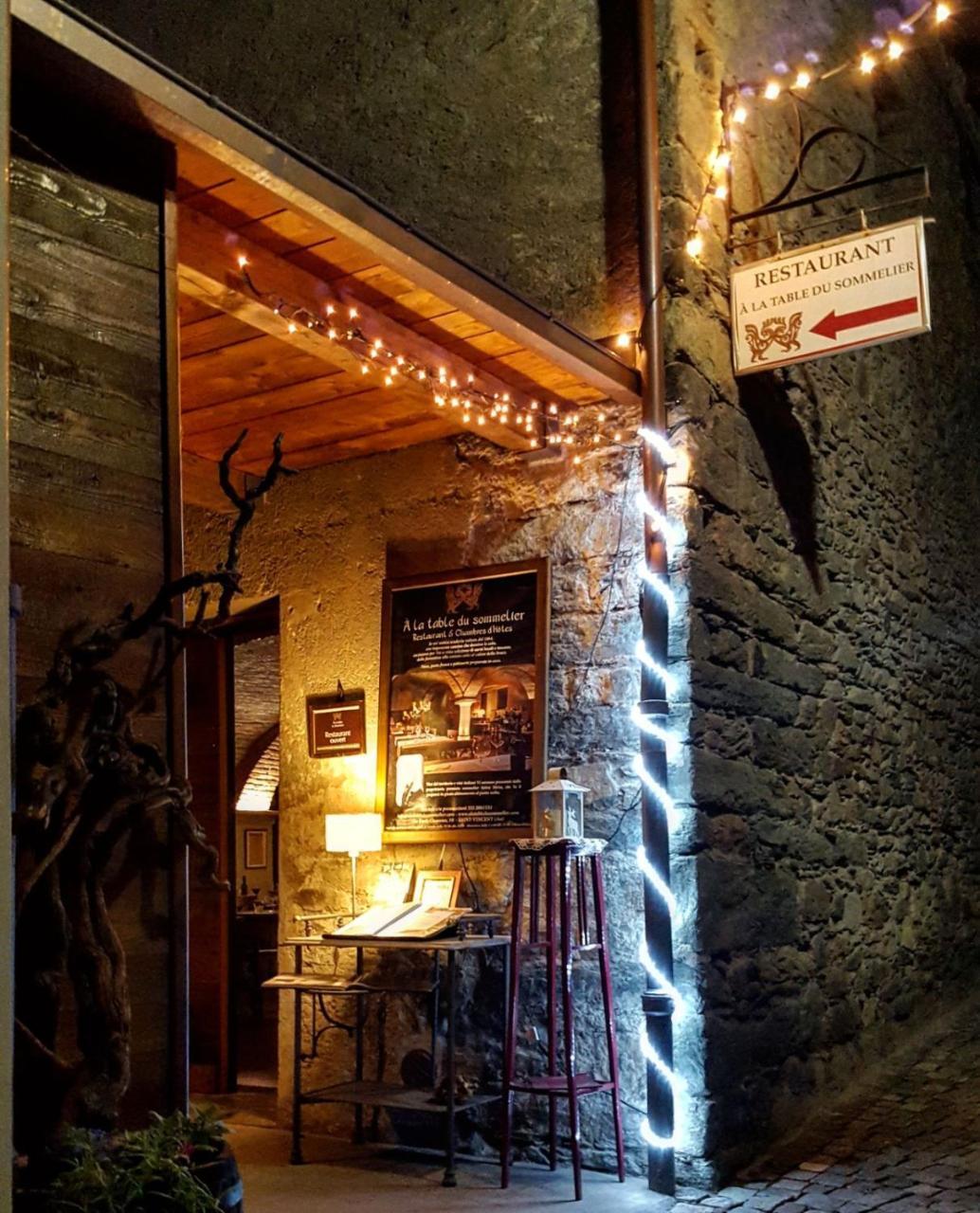 A' La Table Du Sommelier Chambres D Hotes & Restaurant Saint-Vincent Εξωτερικό φωτογραφία